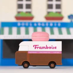 Macaron Van voiture - Rose framboise<Candylab TOYS Best Sale
