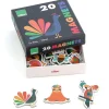 Magnets en bois "Animaux Arc-en-ciel" Andy Westface pour 7421<VILAC Fashion