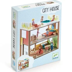 Maison de poupées meublée City House 7838<Djeco Cheap