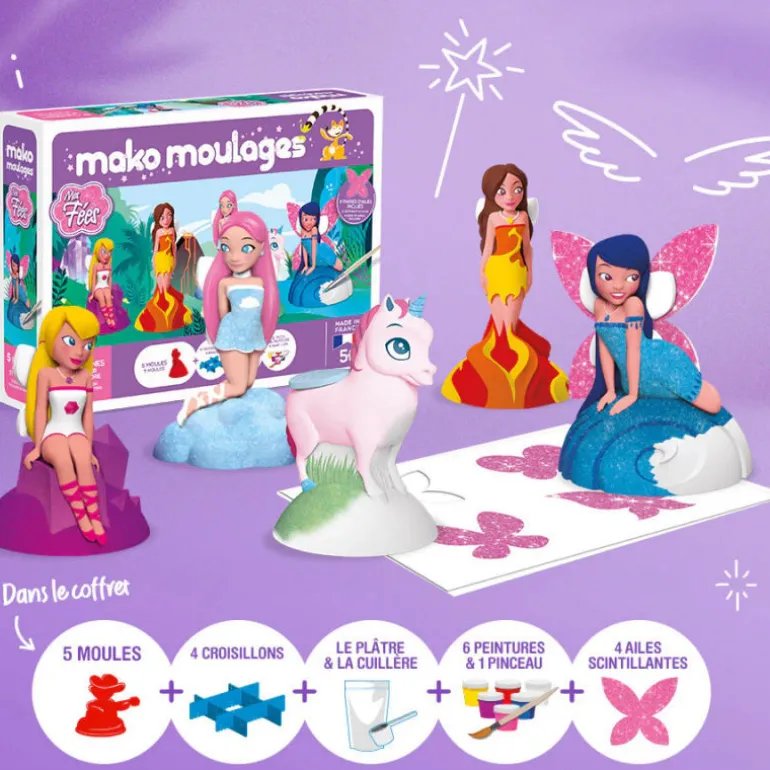 'Mes fées', coffret 5 moules 39024<Mako moulages Cheap