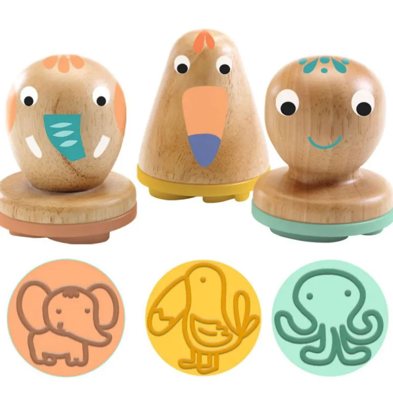Mapatatraces, tampons pour pâte à modeler 9034<Djeco Outlet