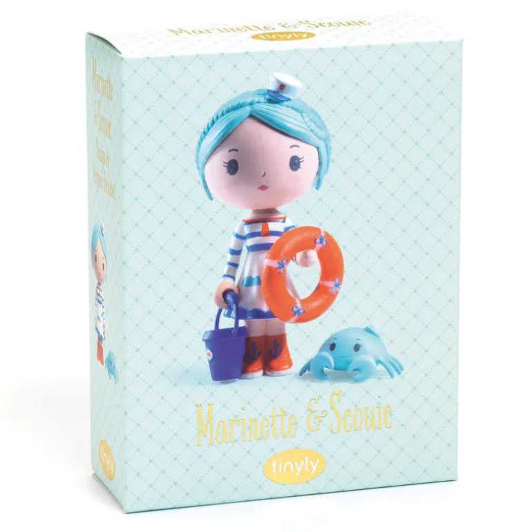Marinette & Scouic figurine tinyly 6948<Djeco Discount