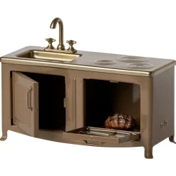 Meuble de cuisine pour souris - Marron clair<Maileg Clearance