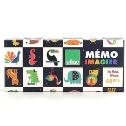 Mémo imagier en bois "Les animaux" Andy Westface pour 7423<VILAC Store