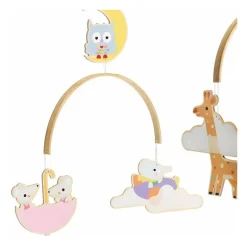 Mobile en bois 'Bébés animaux' 4388<Djeco Clearance