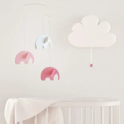Mobile en papier "Eléphants roses"<Flensted Mobiles Discount