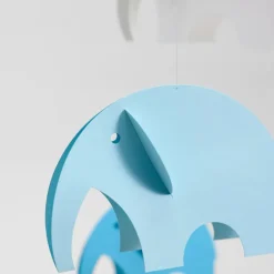 Mobile en papier "Eléphants bleus"<Flensted Mobiles Online