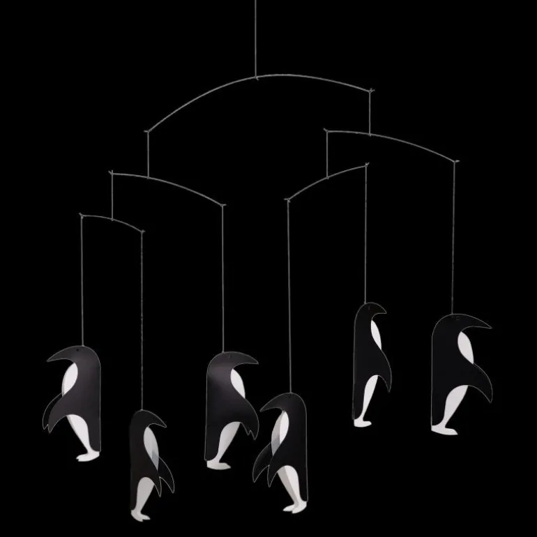 Mobile en papier "La parade des pingouins"<Flensted Mobiles Outlet