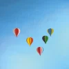 Mobile en papier "Vol de montgolfières"<Flensted Mobiles Cheap