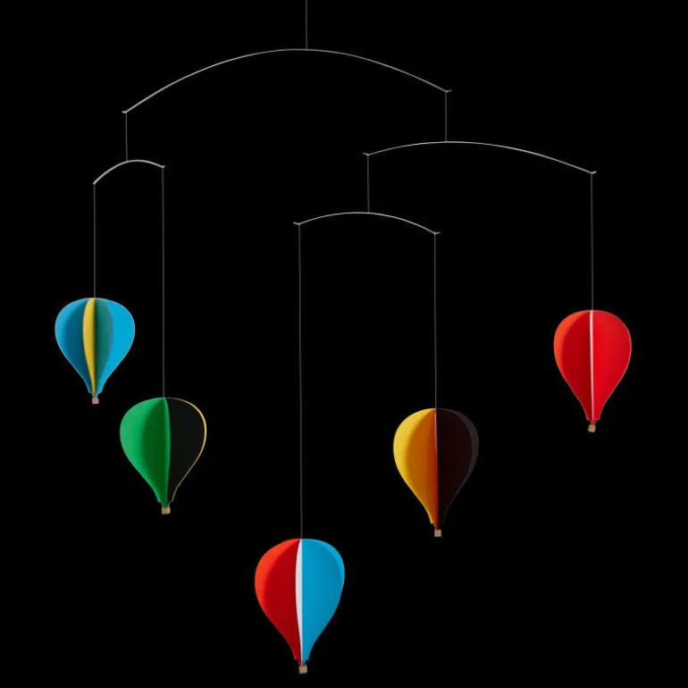 Mobile en papier "Vol de montgolfières"<Flensted Mobiles Cheap