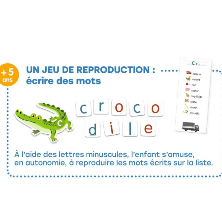 Mon grand coffret des LETTRES, jeu 8249<Djeco Discount