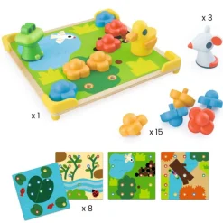 Mosaïco Ducky & Co, jeu de mosaïque 8142<Djeco Shop