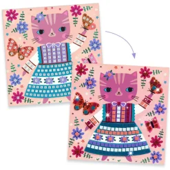 Mosaïques "Lovely pets" Art au numéro 9425<Djeco Flash Sale