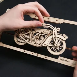 Moto Indie – UGEARS Puzzle 2,5D en bois<UGEARS models Discount