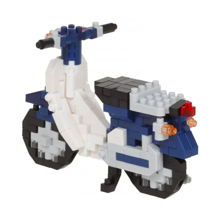 Motocyclette Honda Super Cub 50 bleue<nanoblock Hot