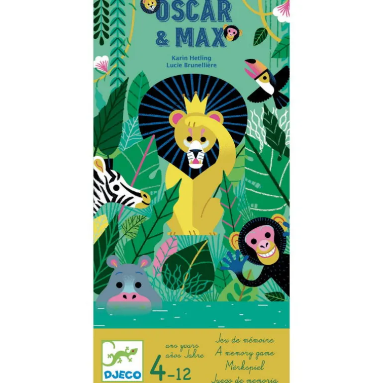 Oscar & Max, jeu de mémoire 8575<Djeco Clearance