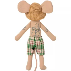 Papa souris et sa cabine de plage<Maileg Best