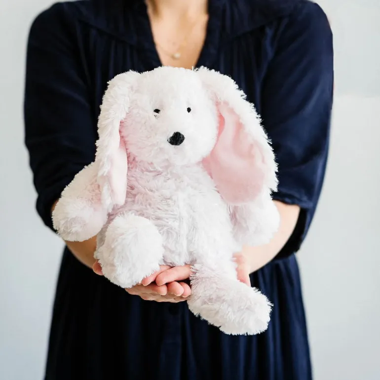 Peluche bouillotte Lapin rose Cozy Soframar<WARMIES Clearance