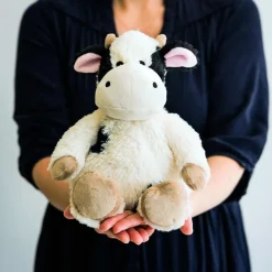Peluche bouillotte Vache déhoussable Cozy Soframar<WARMIES Cheap