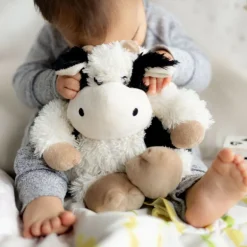 Peluche bouillotte Vache déhoussable Cozy Soframar<WARMIES Cheap