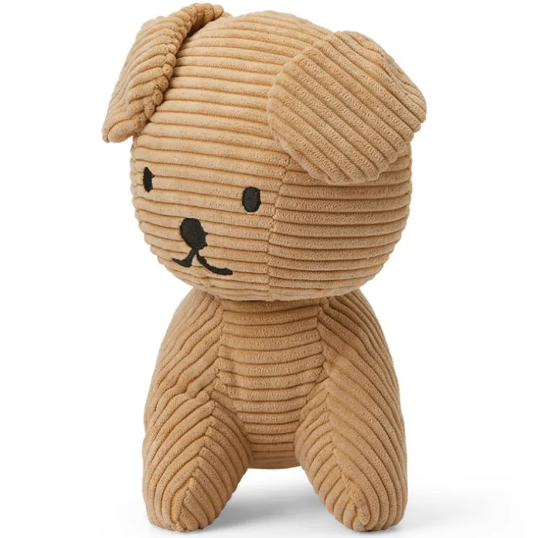 Peluche chien Snuffy en velours côtelé beige 30cm - Miffy<Peluches Miffy & Snoopy Shop