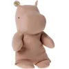 Peluche Hippo en lin - Safari friends - couleur rose - petit modèle 22cm<Maileg Hot