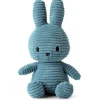 Peluche Miffy en velours côtelé bleu "aviateur" 23cm<Peluches Miffy & Snoopy Discount
