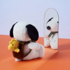 Peluche Snoopy avec Woodstock dans son sac à dos - 17cm<Peluches Miffy & Snoopy New