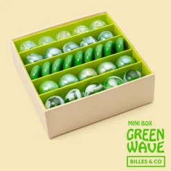 Petit coffret de billes "Green Wave" Billes & Co<Billes & Co Outlet