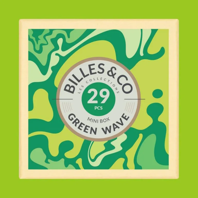 Petit coffret de billes "Green Wave" Billes & Co<Billes & Co Outlet