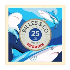 Petit coffret de billes "Requins" Billes & Co<Billes & Co Clearance