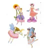 Petits pantins à colorier "Fées" 9654<Djeco Discount