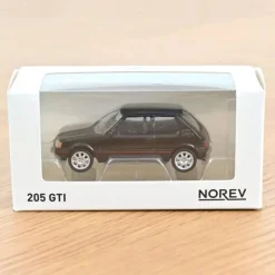 Peugeot 205 GTI noire 1988, jouet voiture 1/54<NOREV New