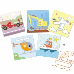Pochoirs Transports & Co, 8819<Djeco Cheap