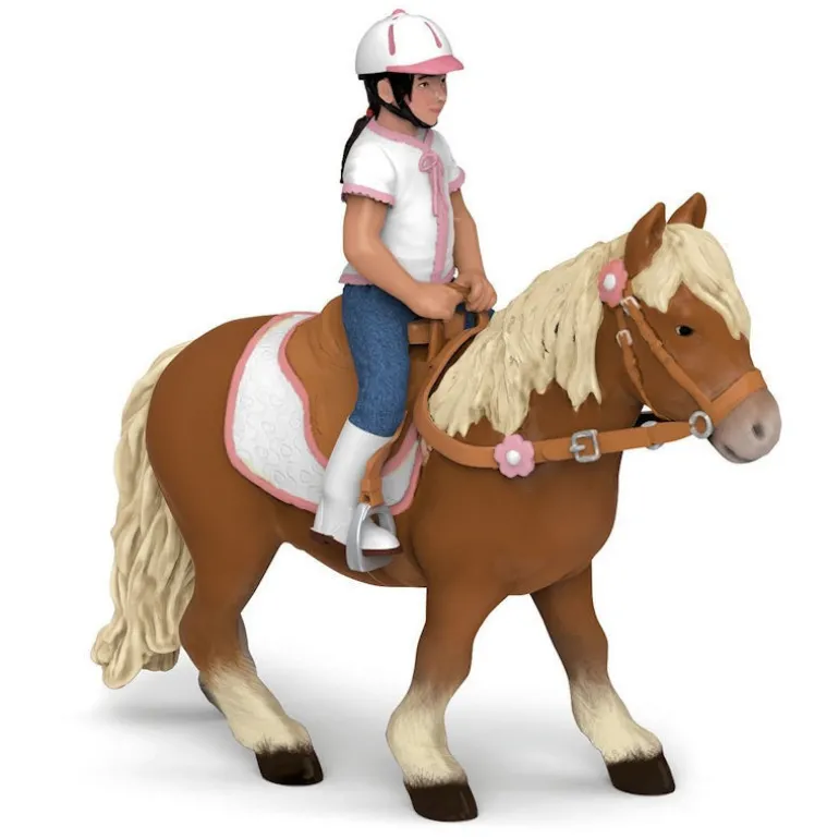 Poney Shetland avec selle 51559<Papo New