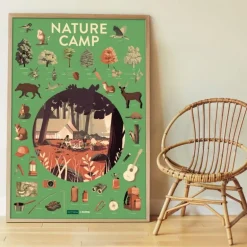 Poster en stickers "Camping nature"<POPPIK Flash Sale