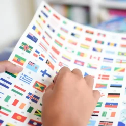 Poster en stickers "Drapeaux du monde"<POPPIK Online