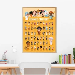 Poster en stickers "Femmes célèbres"<POPPIK Discount