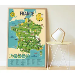 Poster en stickers "La France"<POPPIK Fashion