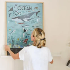 Poster en stickers "Océans"<POPPIK Outlet