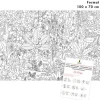 Poster géant à colorier 'La jungle' Pirouette Cacahouète<PIROUETTE CACAHOUETE Flash Sale