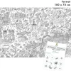Poster géant à colorier 'L'espace' Pirouette Cacahouète<PIROUETTE CACAHOUETE Flash Sale
