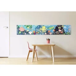 Poster mosaïque avec des gommettes "Aquarium"<POPPIK Best