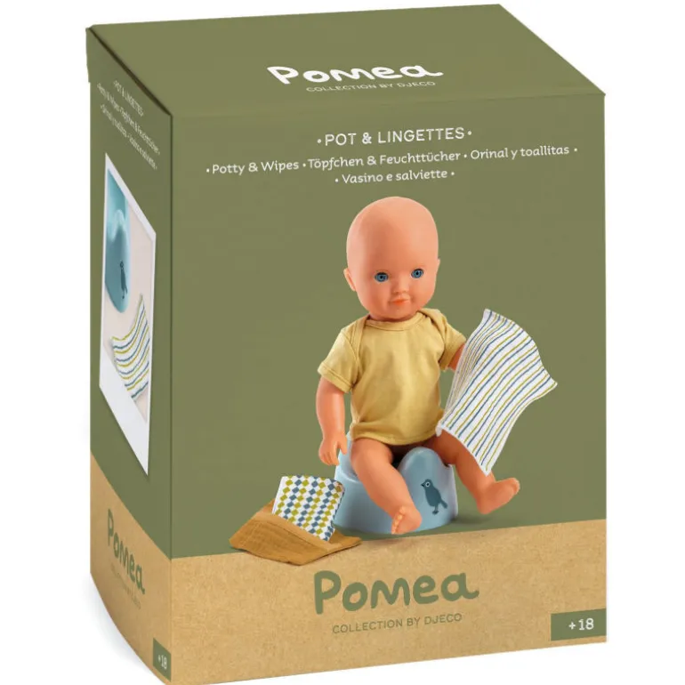 Pot & lingettes, accessoire pour poupée POMEA de 7853<Djeco Online