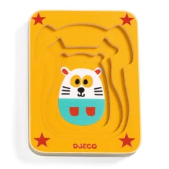 Puzzle 3 niveaux Leo & Co 1475<Djeco Discount