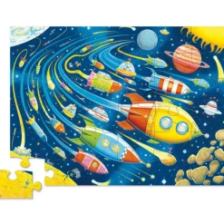 Puzzle 36 pcs 'Course dans l'espace'<Crocodile Creek Store