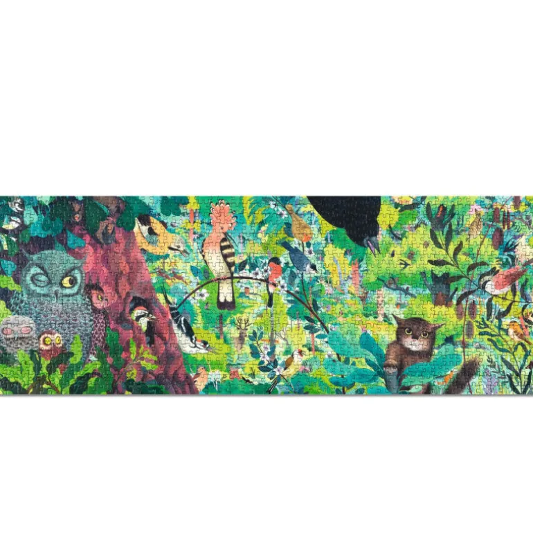 Puzzle 1000 pcs Hiboux et oiseaux 7644<Djeco Flash Sale