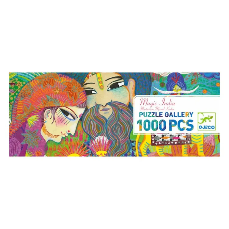 Puzzle 1000 pcs Magic India 7649<Djeco Shop