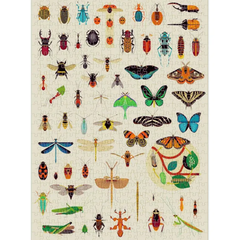 Puzzle 500 pièces "Insectes"<POPPIK Sale