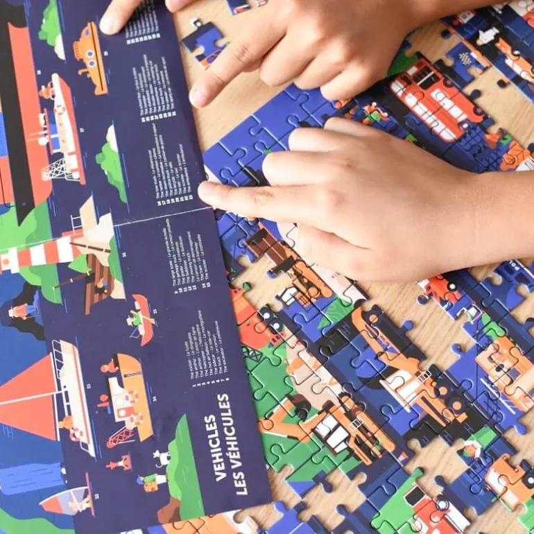 Puzzle 280 pièces "Véhicules"<POPPIK Discount